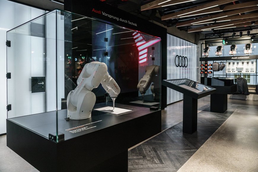 Technology meets Design: Robot draws Audi design sketch